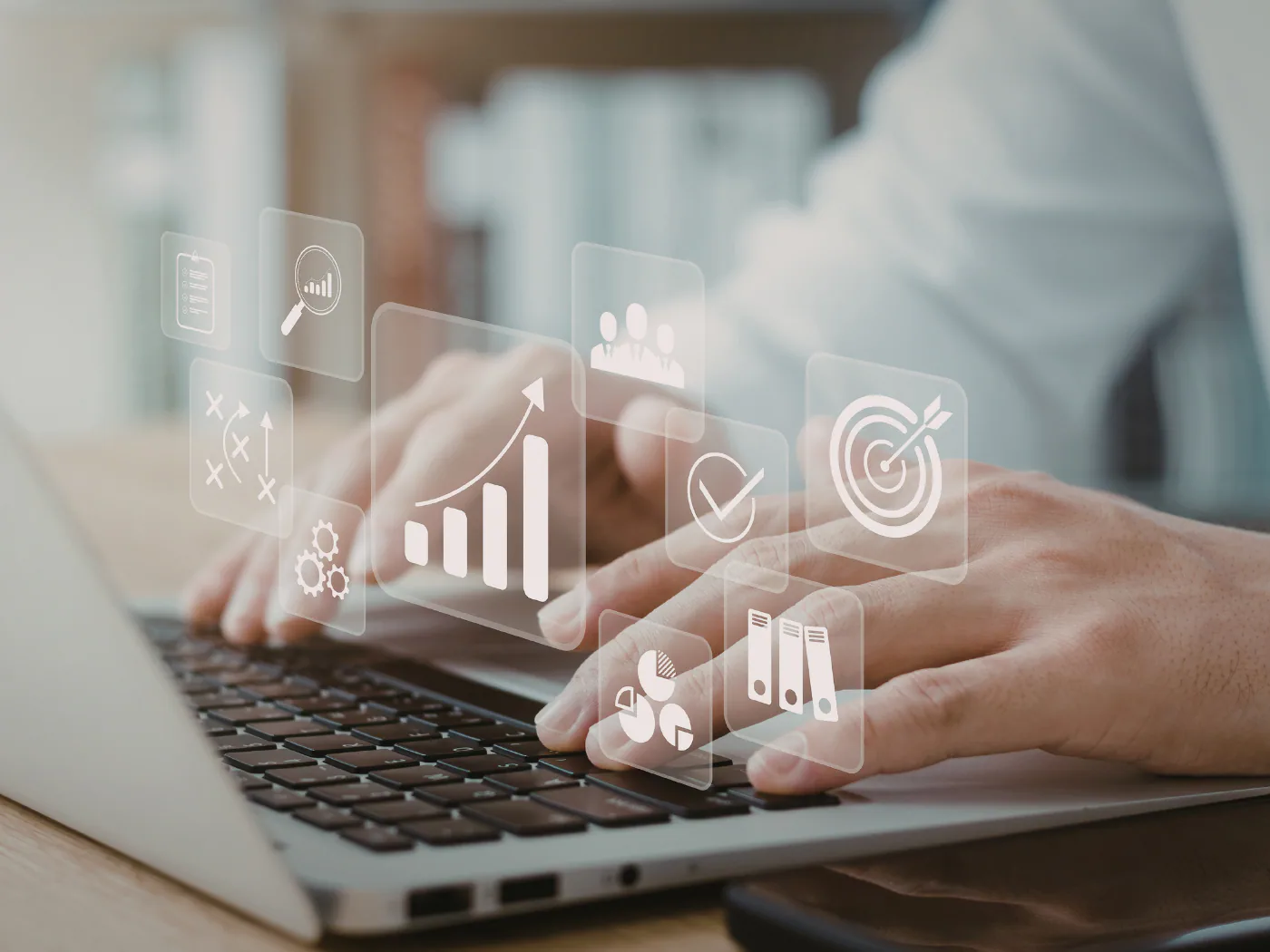 Team collaborating with laptops — software integrations and retail workflows